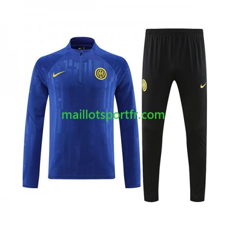 Inter Milan SKU001 Ensemble Sweat d'entrainement Bleu 2023/24